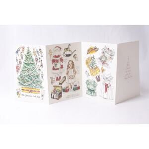 Uncut 1979 Peggy Rosamond Paper Doll Christmas Card Gift Idea ~ 260521-WH 718